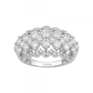 Ultimate Value® Multi-row Cluster Diamond Ring - 2 Ct. T.w. in 14K White Gold