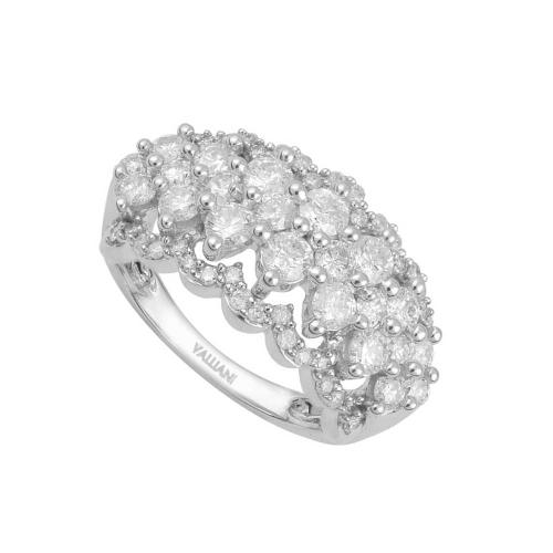 Ultimate Value® Multi-row Cluster Diamond Ring - 2 Ct. T.w. in 10K White Gold