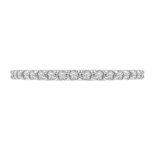 Ovani® Diamonds RBC Pave Wedding Band 0.10 Ct. T.w. in 18K White Gold