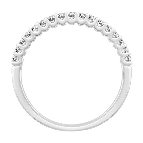 Ovani® Diamonds RBC Pave Wedding Band 0.10 Ct. T.w. in 18K White Gold