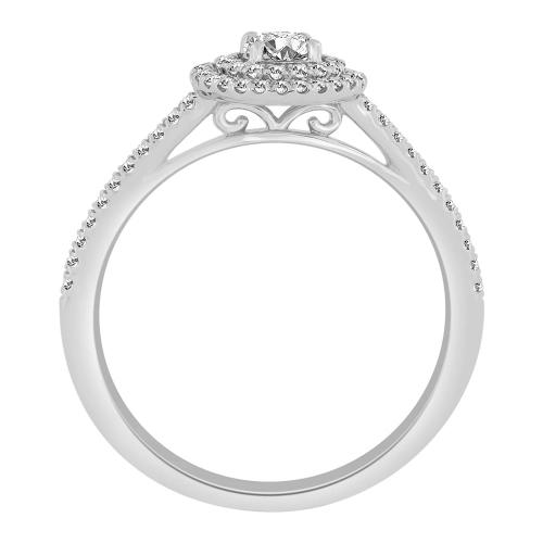 0.50 CT. T.W. Diamond Bridal Set In 14K Gold