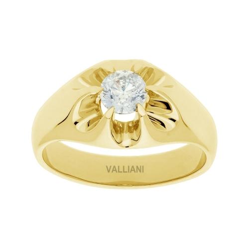 3/4 Ct. T.w. Diamond Men Wedding Ring In 14Kt Yellow Gold