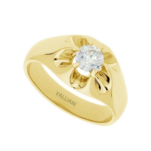3/4 Ct. T.w. Diamond Men Wedding Ring In 14Kt Yellow Gold