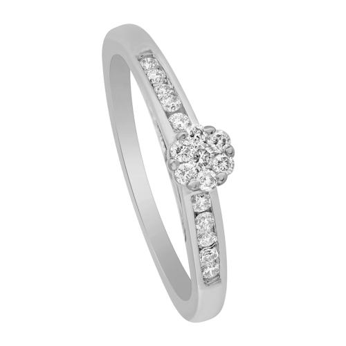 0.25 CT. T.W. Diamond Ring In 10K Gold