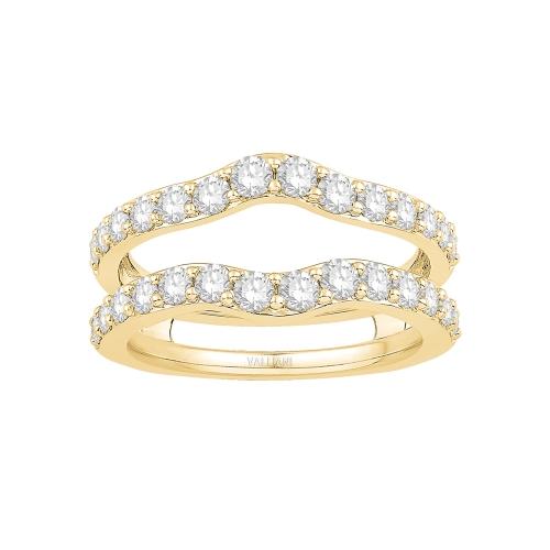 1.26 Ct. T.w. Diamond Ring Enhancer In 14Kt Yellow Gold