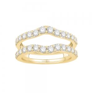 1.26 Ct. T.w. Diamond Ring Enhancer In 14Kt Yellow Gold