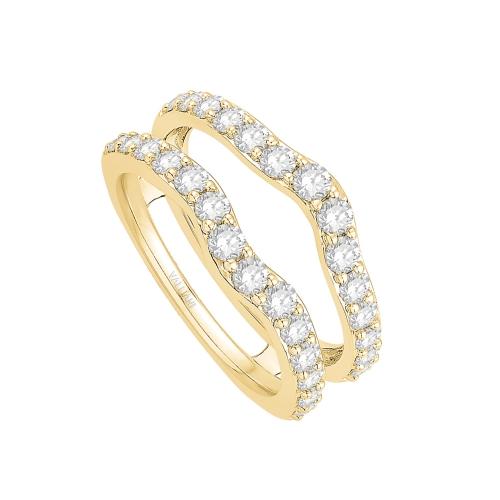 1.26 Ct. T.w. Diamond Ring Enhancer In 14Kt Yellow Gold