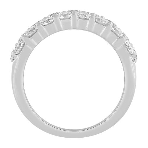 Diani® 3-row Wide Fashion Band - 3 Ct. T.w. in 14K White Gold