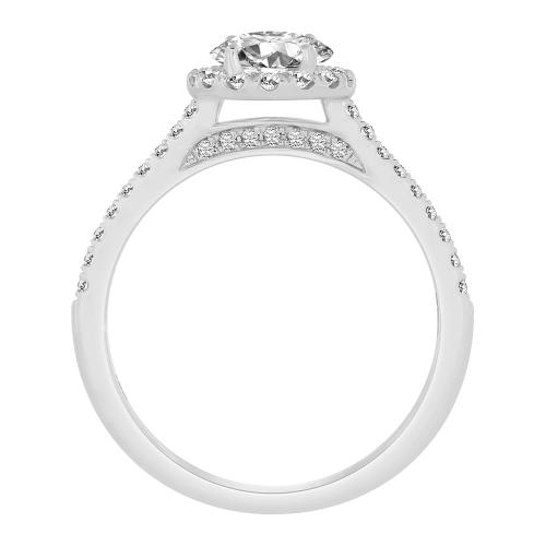 Ovani® Diamond Bridal Ring 1.40 Ct. T.w. in 18K White Gold