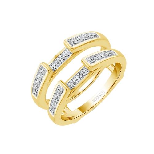 1 Ct. T.w. Diamond Wedding Ring Enhancer In 14Kt Yellow Gold