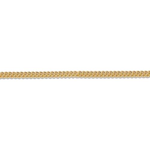 22 inch 4 mm Franco Chain Necklace In 14Kt Yellow Gold