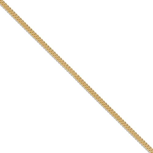 30 inch 2.5 mm Franco Chain Necklace In 14Kt Yellow Gold