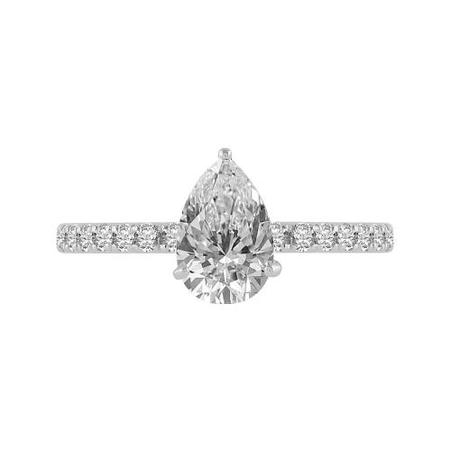 Ovani® Diamond Bridal Ring 1.25 Ct. T.w. in 18K White Gold