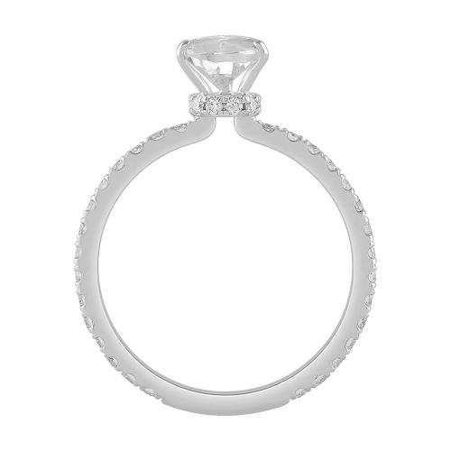 Ovani® Diamond Bridal Ring 1.25 Ct. T.w. in 18K White Gold