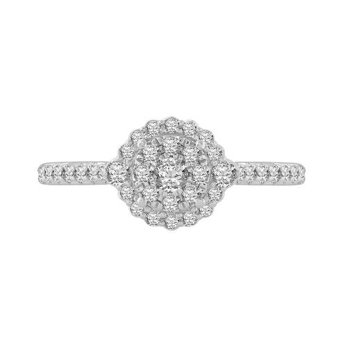 Novello Lab-grown Diamonds Bridal Set 0.75 Ct. T.w. in 14K White Gold