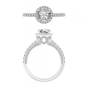 Novello Lab-grown Diamonds Ring 1.75 Ct. T.w. in 14K White Gold