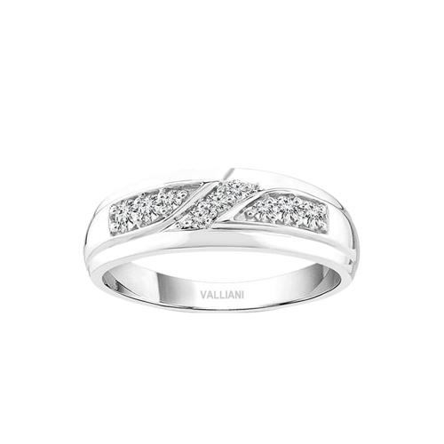 3/5 Ct. T.w. Diamond Pear-shaped Trio Set Ring In 14Kt White Gold