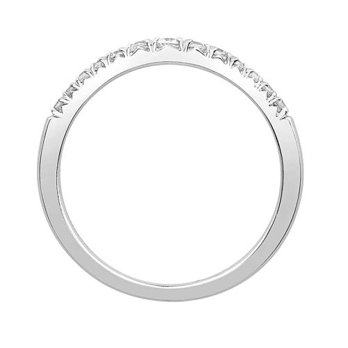 1/4 Ct. T.w. Diamond Wedding Ring Enhancer In 14Kt White Gold