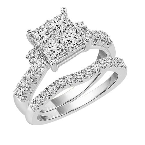 Novello collection's Lab grown Quad Set in 14KT White Gold (2.00 Ct. T.W.)