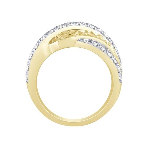 1.50CT. T.W. DIAMOND INFINITY LADYS RING IN 14K GOLD
