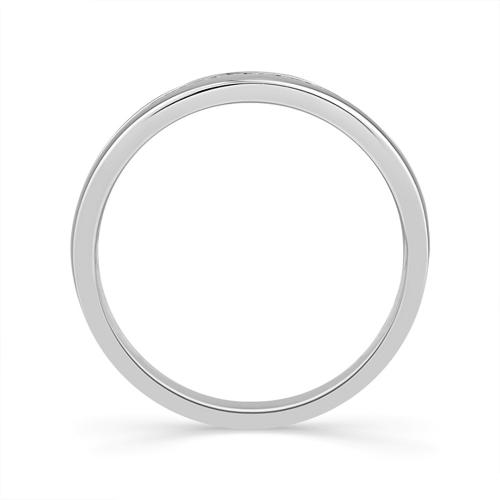 Ovani® Lab-grown Diamonds 10-stone Princess-cut Channel-set Wedding Band 0.50 Ct. T.w. in 18K White Gold