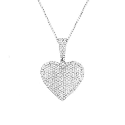 1.25CT. T.W. HEART PENDANT IN 10KT GOLD