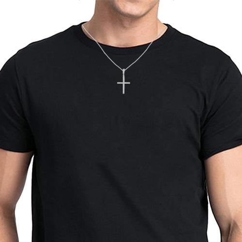 0.20CT. T.W. DIAMOND CROSS PENDANT IN 14KT GOLD