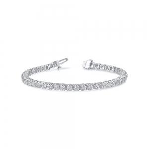 10 Ct. T.w. Diamond Tennis Bracelet In 14Kt White Gold