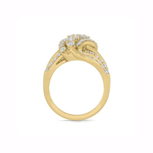 Novello Lab-grown Diamonds Baguette Diamond Ring 2 Ct. T.w. in 14K Yellow Gold