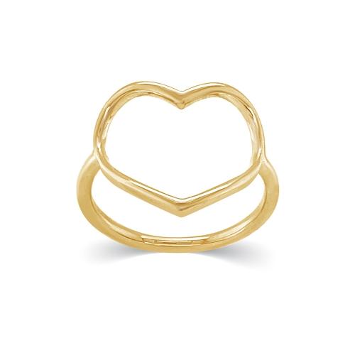 Heart Ring In 14Kt Gold