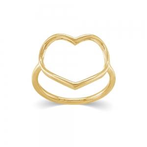 Heart Ring In 14Kt Gold