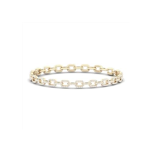 1.8 CT. T.W DIAMOND PAPERCLIP LINK BRACELET IN 14KT GOLD