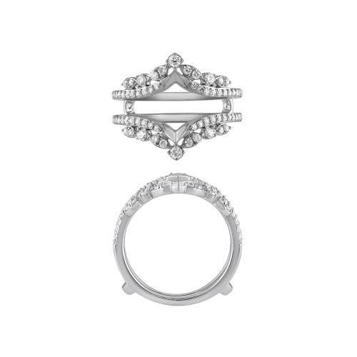 Novello Lab-grown Diamonds Wedding Ring Enhancer 0.50 Ct. T.w. in 14K White Gold