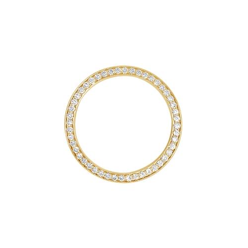 1.4 CT. T.W "LABGROWN DIAMOND" RLX BEZEL 34 MM IN 10KT GOLD