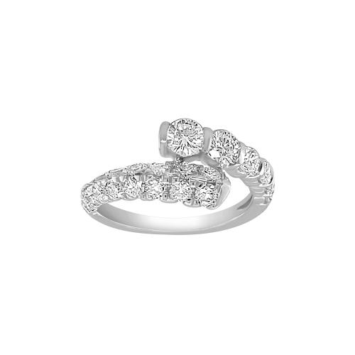 1.6 CT. T.W "LABGROWN DIAMOND" FANCY BAND IN 14KT GOLD