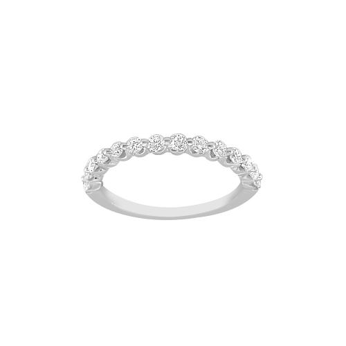 0.5 CT. T.W "LABGROWN DIAMOND" ROUND PRONG ANNIVERSARY BAND IN 14KT GOLD