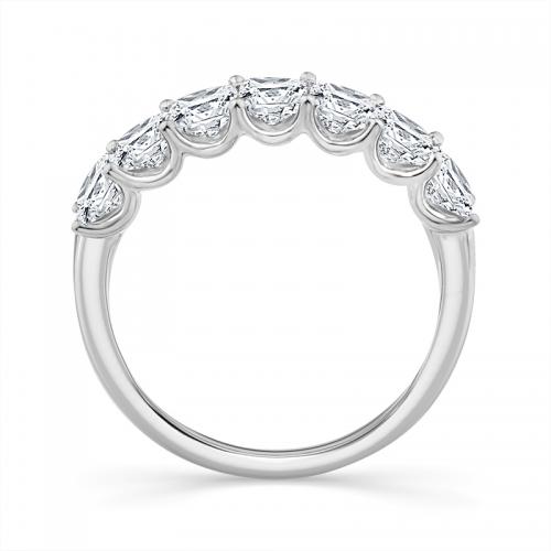 Novello Lab-grown Diamonds Princess-cut Wedding Band 1.85 Ct. T.w. in 14K White Gold