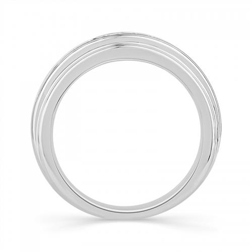 Novello Lab-grown Diamonds Round Channel-set Band 2.10 Ct. T.w. in 14K White Gold