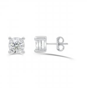 Love Spell Lab-grown Diamonds Studs 0.15 Ct. T.w. in Sterling Silver