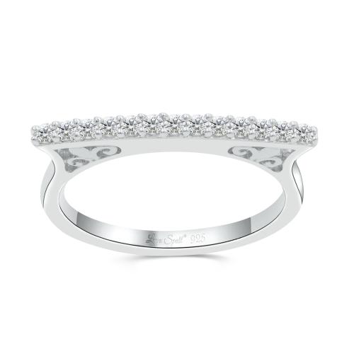 Love Spell Lab-grown Diamonds Band 0.25 Ct. T.w. in Sterling Silver