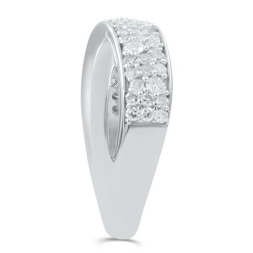 Love Spell Lab-grown Diamonds Band 0.80 Ct. T.w. in Sterling Silver