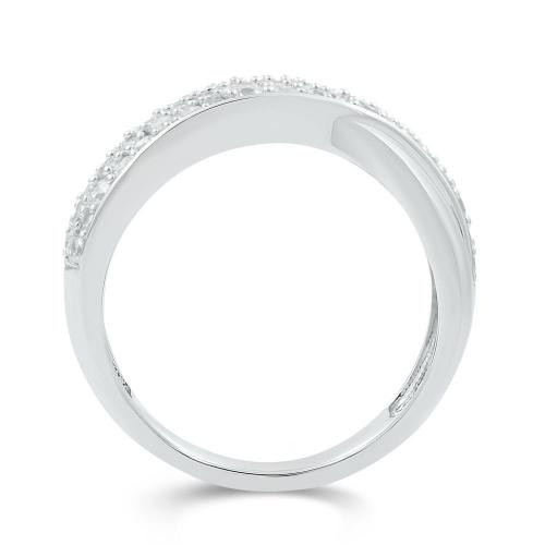 Love Spell Lab-grown Diamonds Band 0.80 Ct. T.w. in Sterling Silver