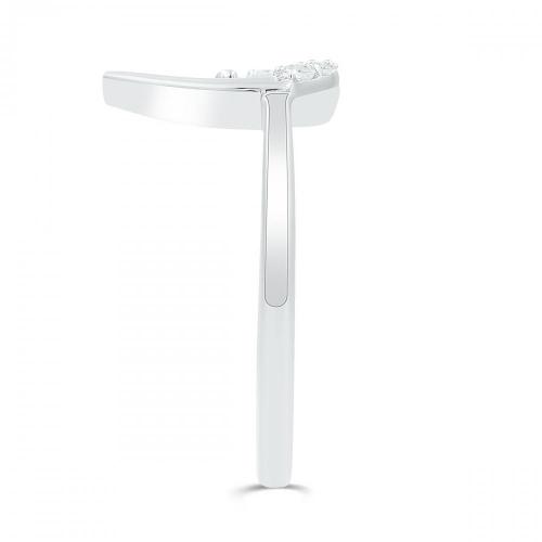 Love Spell Lab-grown Diamonds Letter G Initial Ring 0.10 Ct. T.w. in Sterling Silver