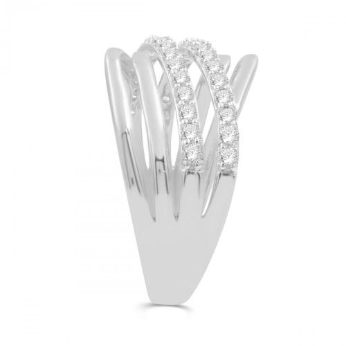 Love Spell Lab-grown Diamonds Infinity Band 0.50 Ct. T.w. in Sterling Silver