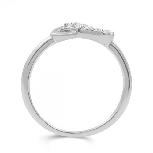 Love Spell Lab-grown Diamonds Letter I Initial Ring 0.10 Ct. T.w. in Sterling Silver