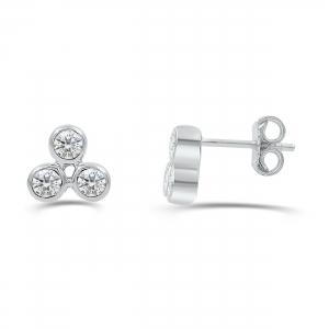 Love Spell Lab-grown Diamonds Studs 0.10 Ct. T.w. in Sterling Silver