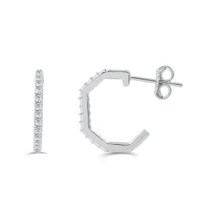 Love Spell Lab-grown Diamonds Hoops 0.25 Ct. T.w. in Sterling Silver