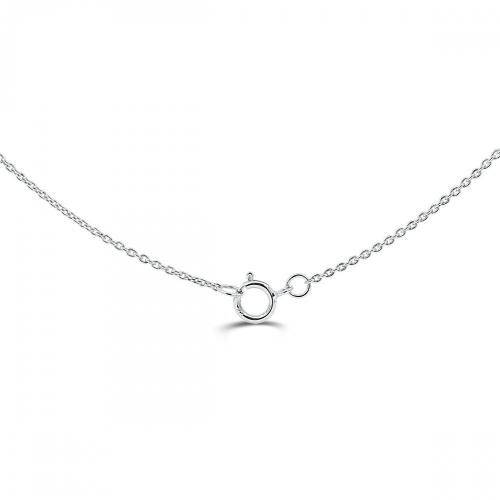 Bella by Ovani® Letter Initial "A" Necklace 0.30 Ct. T.w. in 10K White Gold