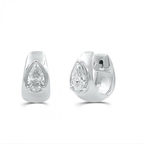 Love Spell Lab-grown Diamonds Hoops 1 Ct. T.w. in Sterling Silver