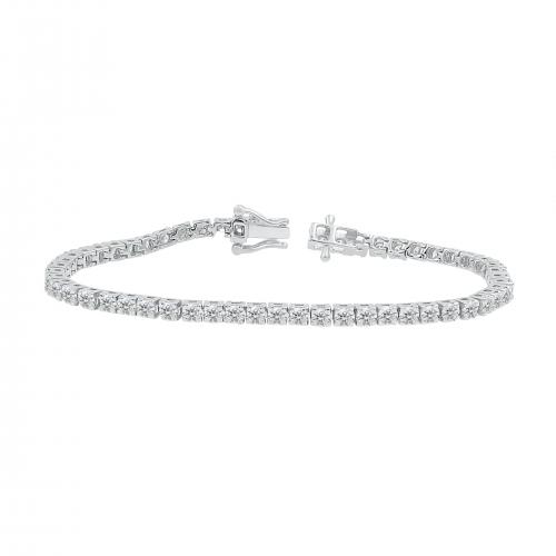 Love Spell Lab-grown Diamonds Tennis Bracelet 5 Ct. T.w. in Sterling Silver